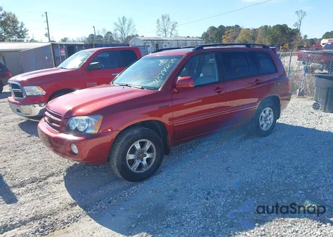 2003 Toyota Highlander Limited V6 z USA, uszkodzony, nr VIN JTEGF21A830078428